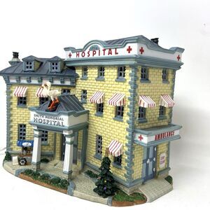 Lemax 75509 SMITH MEMORIAL HOSPITAL Building Christmas Village RARE RETIRED READ